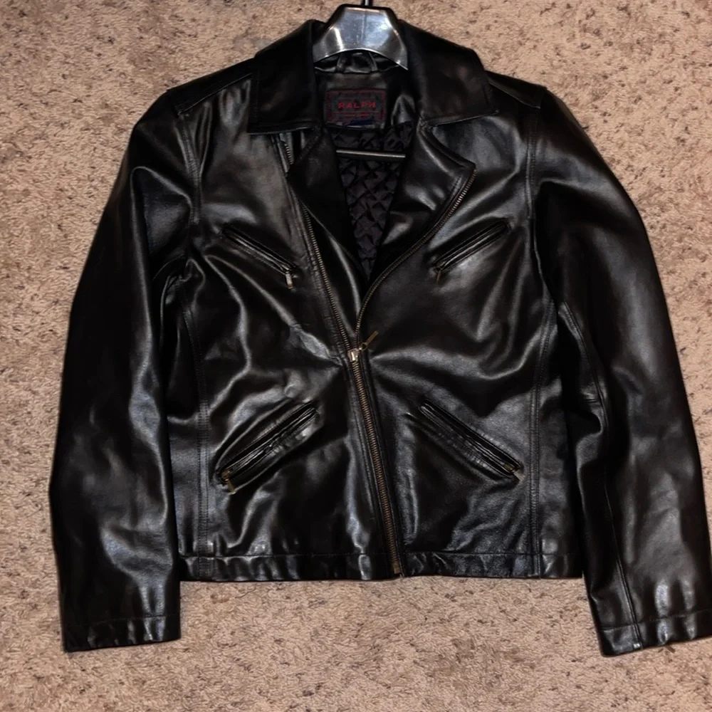 Rare Ralph Lauren Leather Jacket - Picture 1 of 5